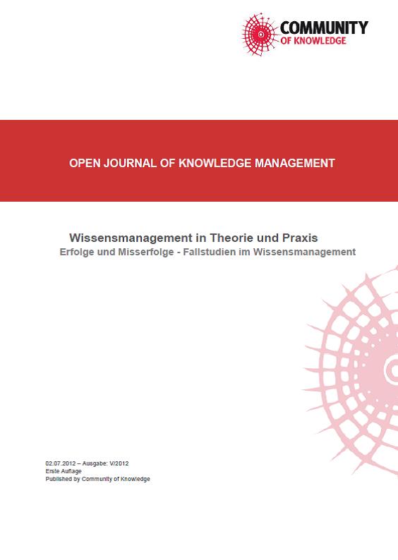 Open Journal of Knowledge Management V/2012