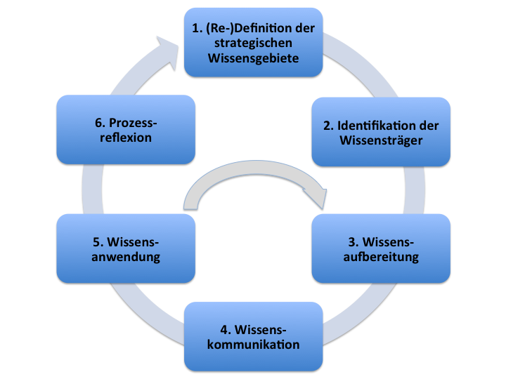Abbildung 1: Prozessschritte des systematischen Wissenstransfers