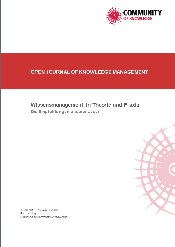 Open Journal of Knowledge Management IV/2011