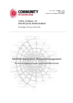 Open Journal of Knowledge Management II/2010