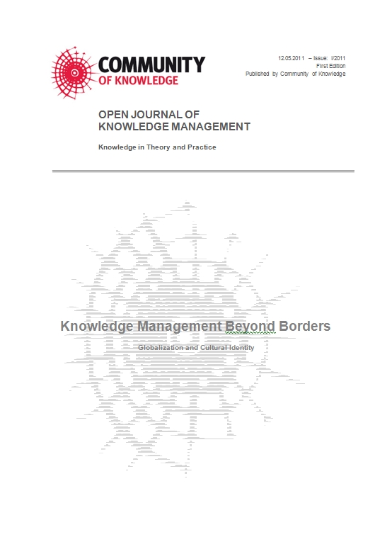Open Journal of Knowledge Management III/2011